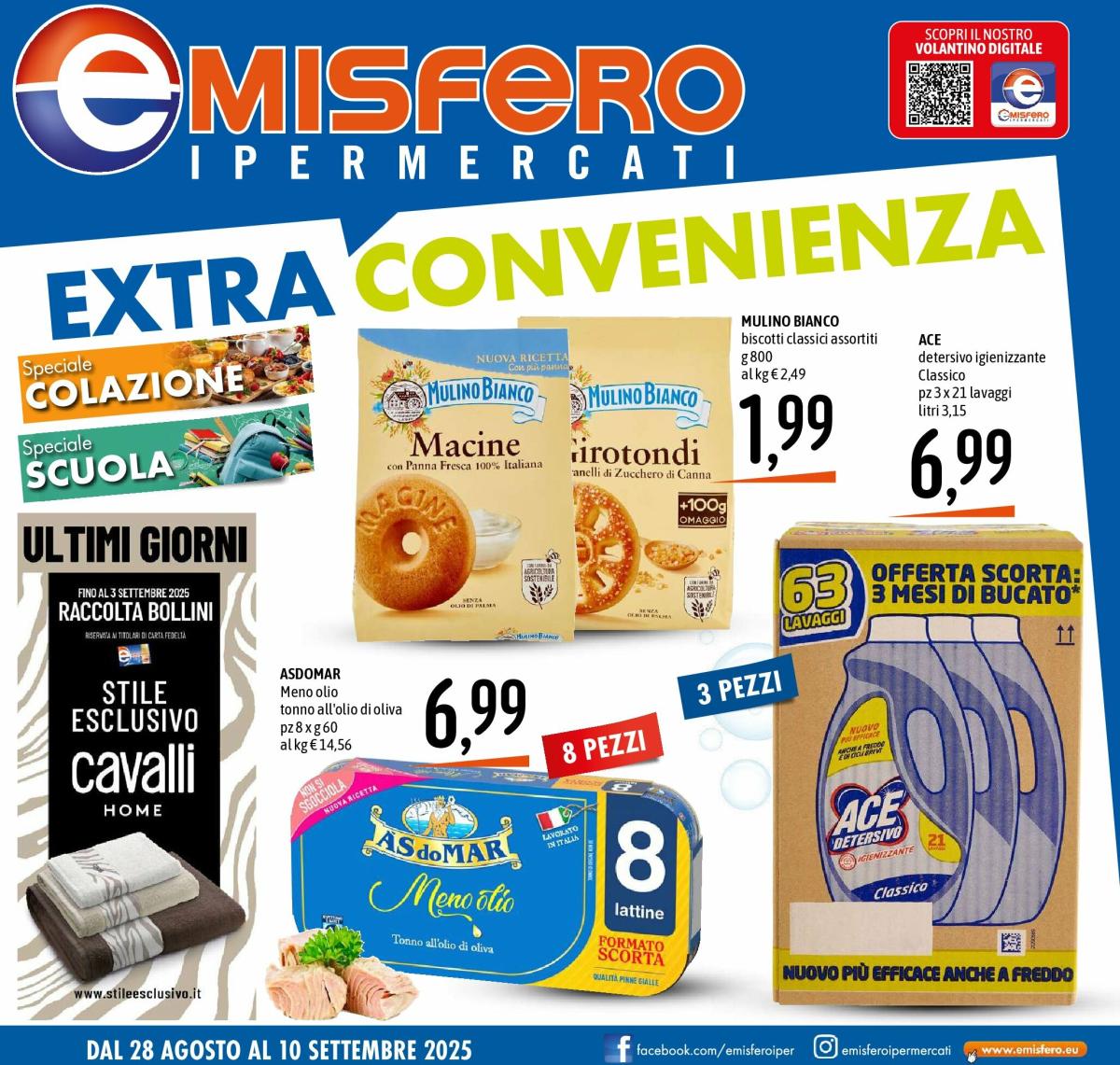 Volantino Emisfero valido dal 28/08 al 10/09