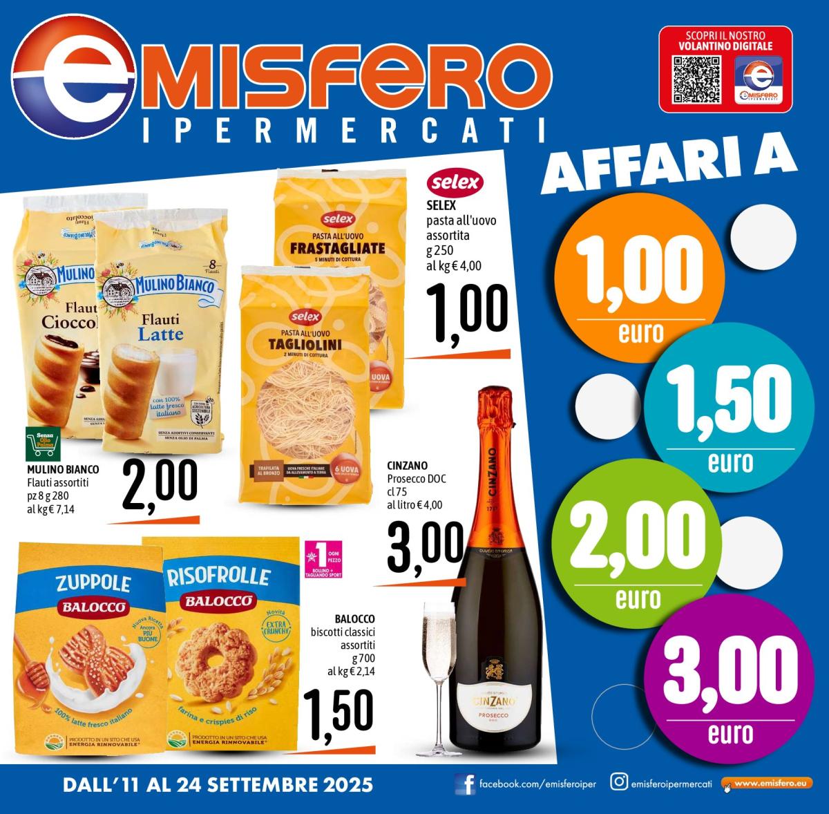 Volantino Emisfero valido dal 11/09 al 24/09