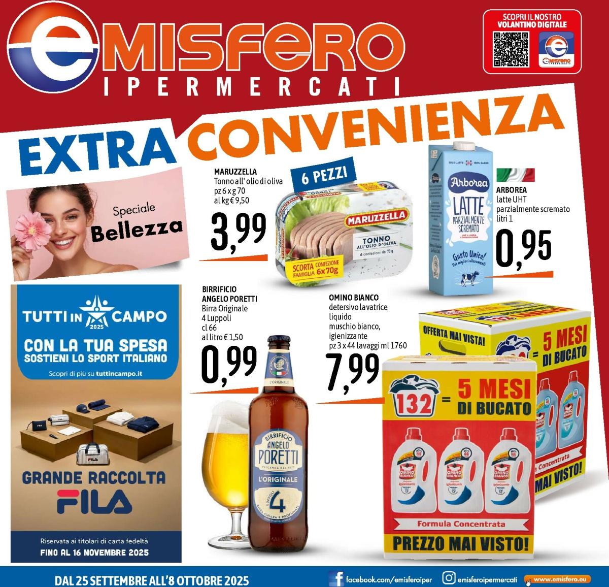 Volantino Emisfero valido dal 25/09 al 08/10