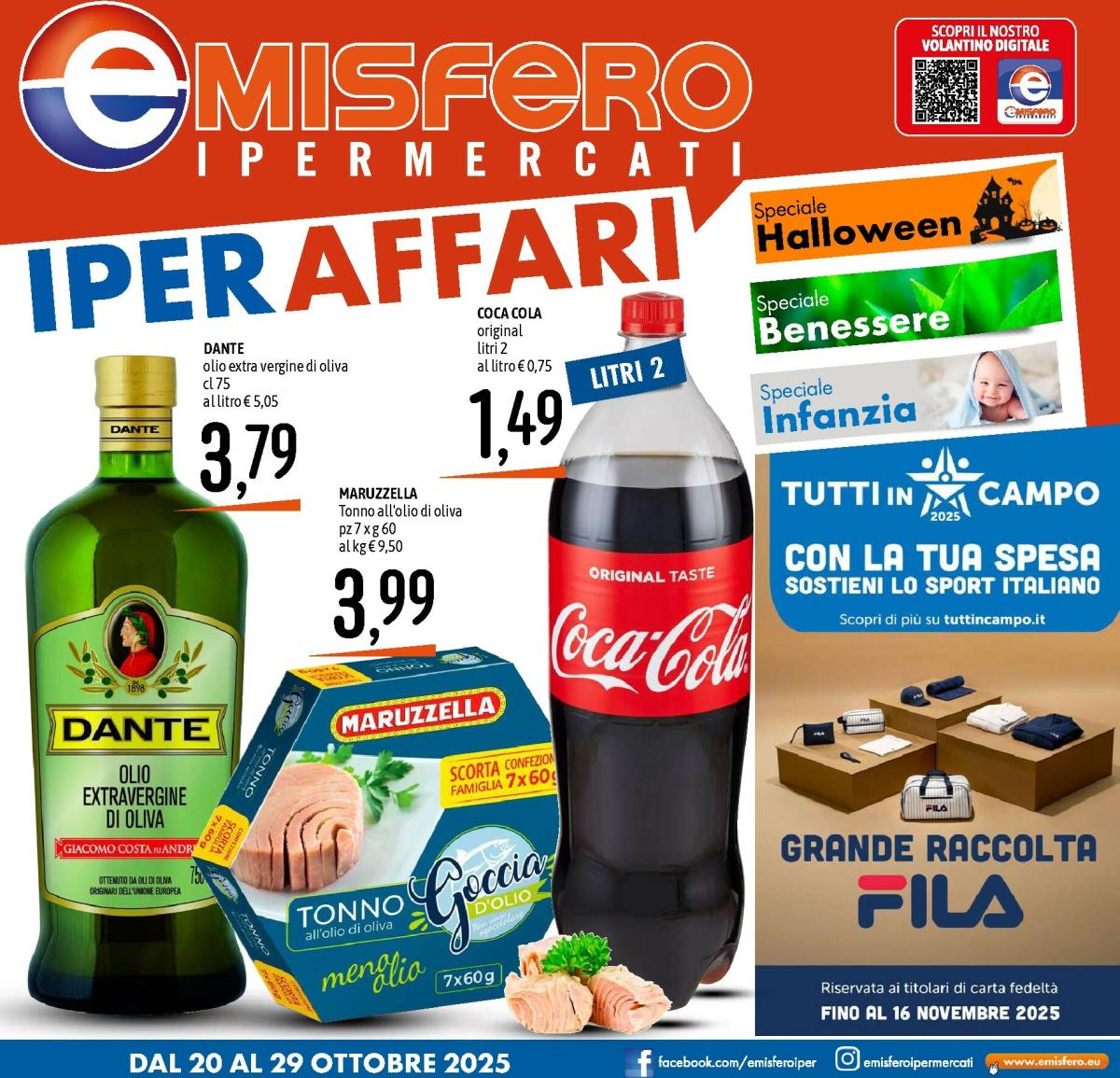 Volantino Emisfero valido dal 20/10 al 29/10