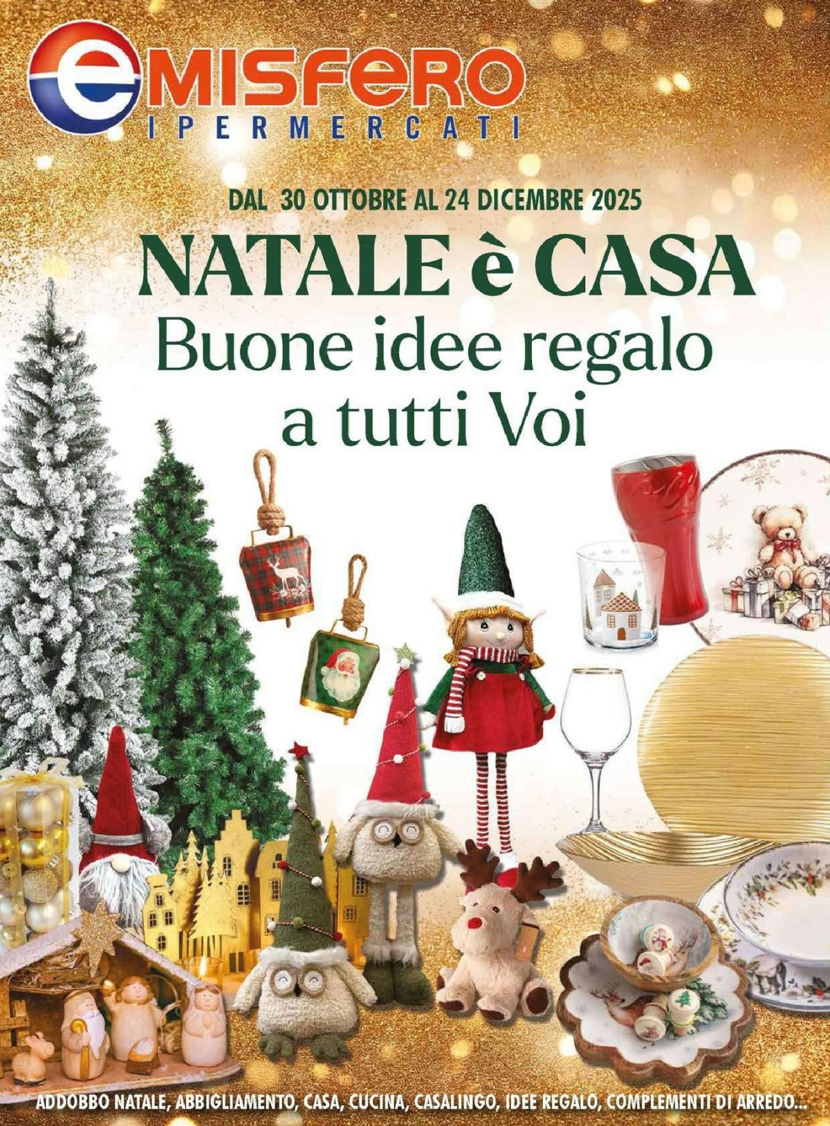 Volantino Emisfero - Catalogo idea regalo valido dal 30/10 al 24/12