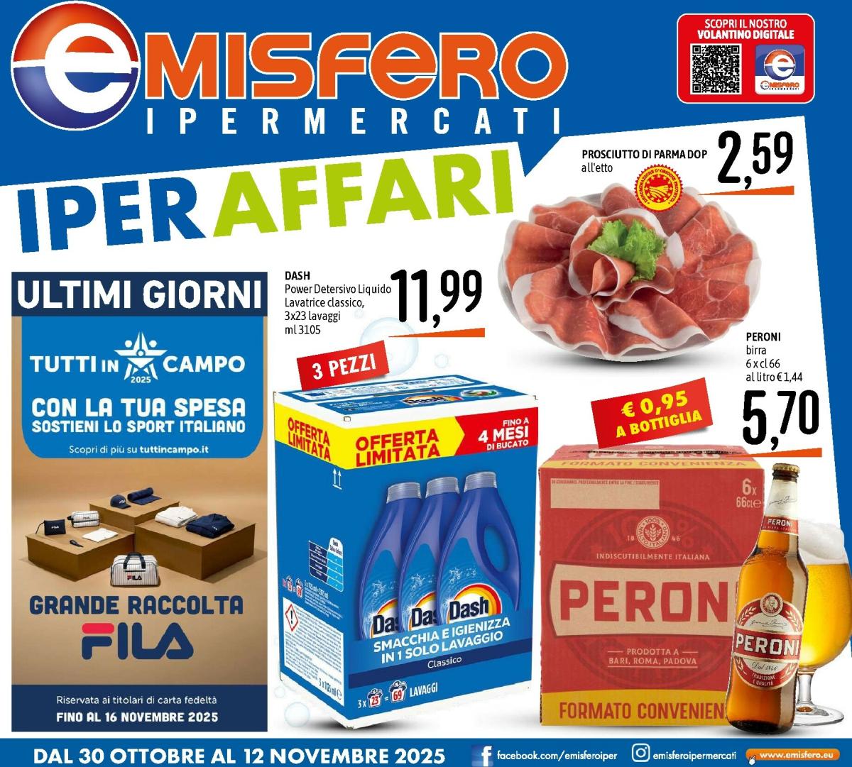 Volantino Emisfero valido dal 30/10 al 12/11