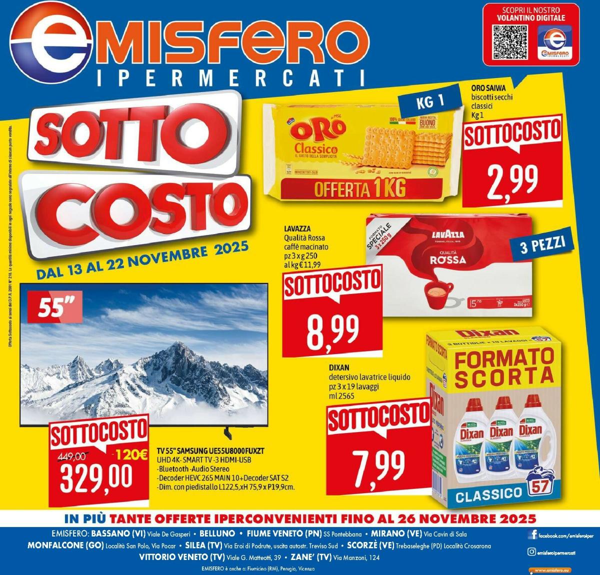 Volantino Emisfero valido dal 13/11 al 26/11