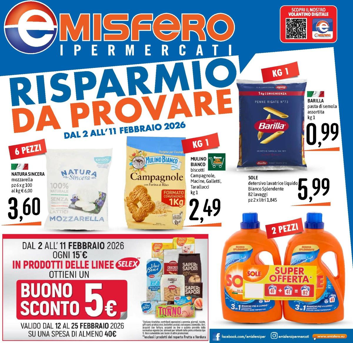 Volantino Emisfero valido dal 02/02/2026 al 11/02/2026