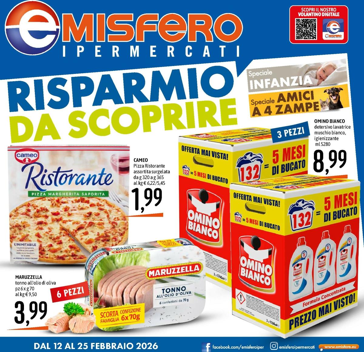 Volantino Emisfero valido dal 12/02/2026 al 25/02/2026