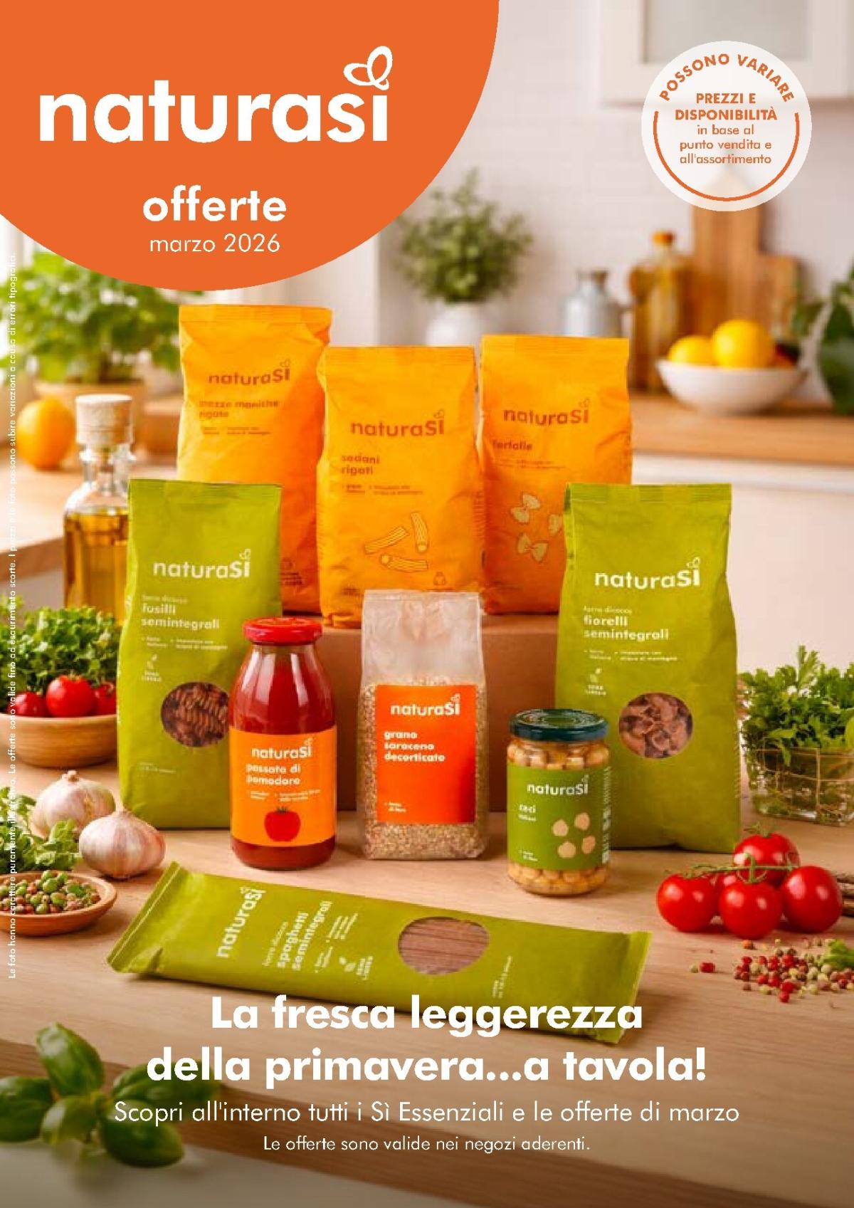Volantino NaturaSì valido dal 04/03/2026 al 31/03/2026