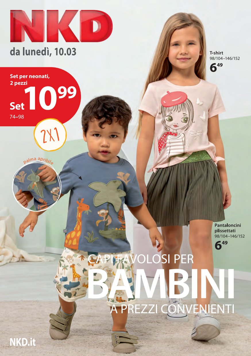 Volantino NKD - Bambini valido dal 10/03 al 23/03