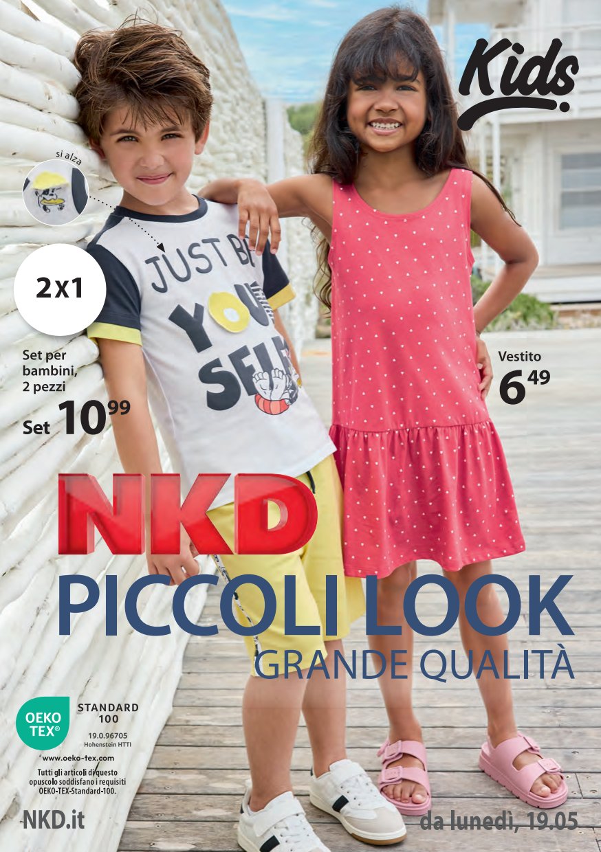 Volantino NKD - Piccoli Look valido dal 19/05 al 01/06