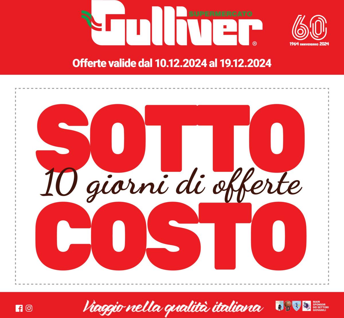 Volantino Gulliver valido dal 10/12 al 19/12