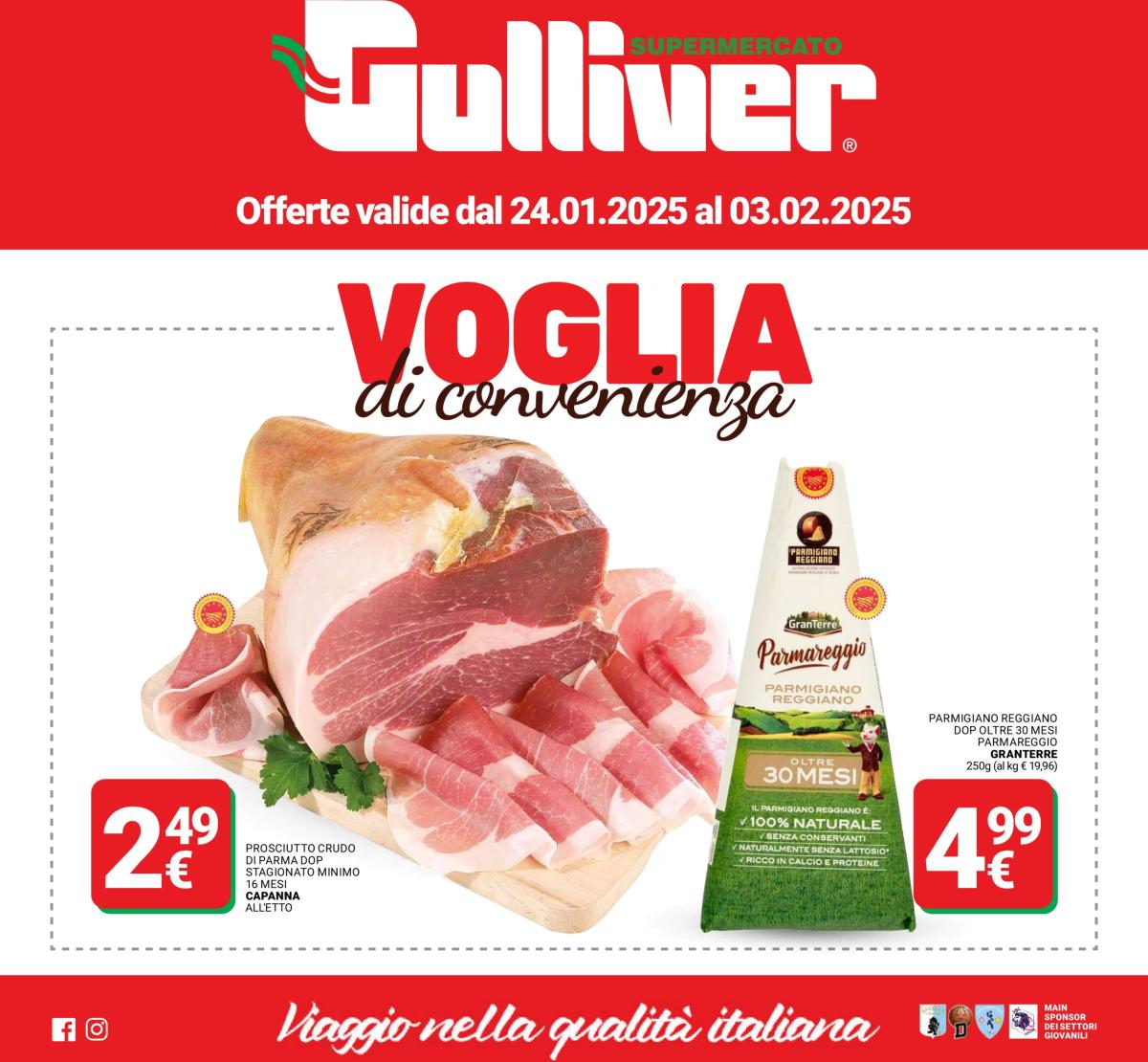 Volantino Gulliver valido dal 24/01 al 03/02