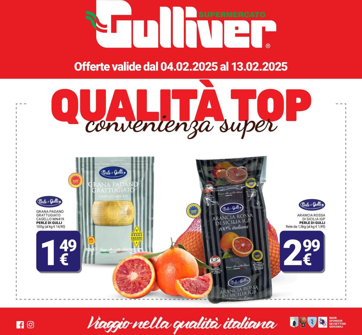 Volantino Gulliver - Qualità Top valido dal 04/02 al 13/02