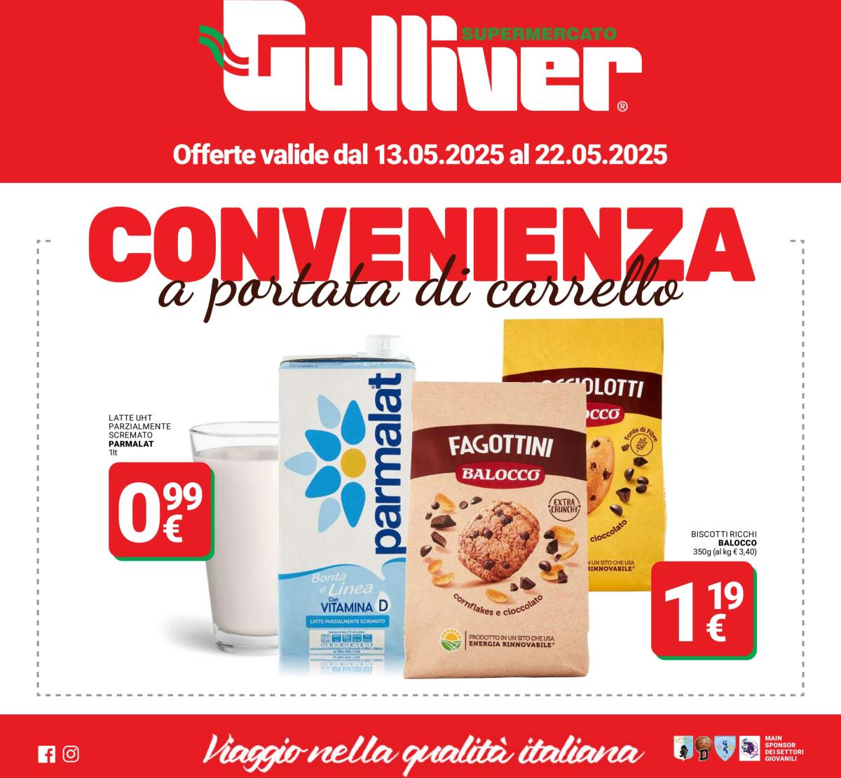 Volantino Gulliver valido dal 13/05 al 22/05