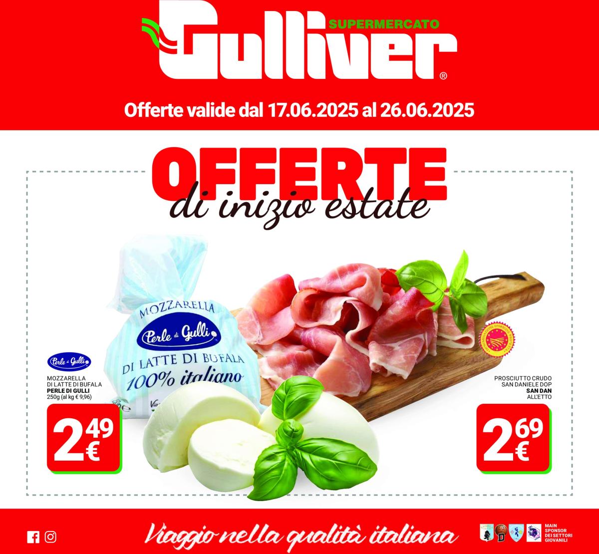 Volantino Gulliver valido dal 17/06 al 26/06