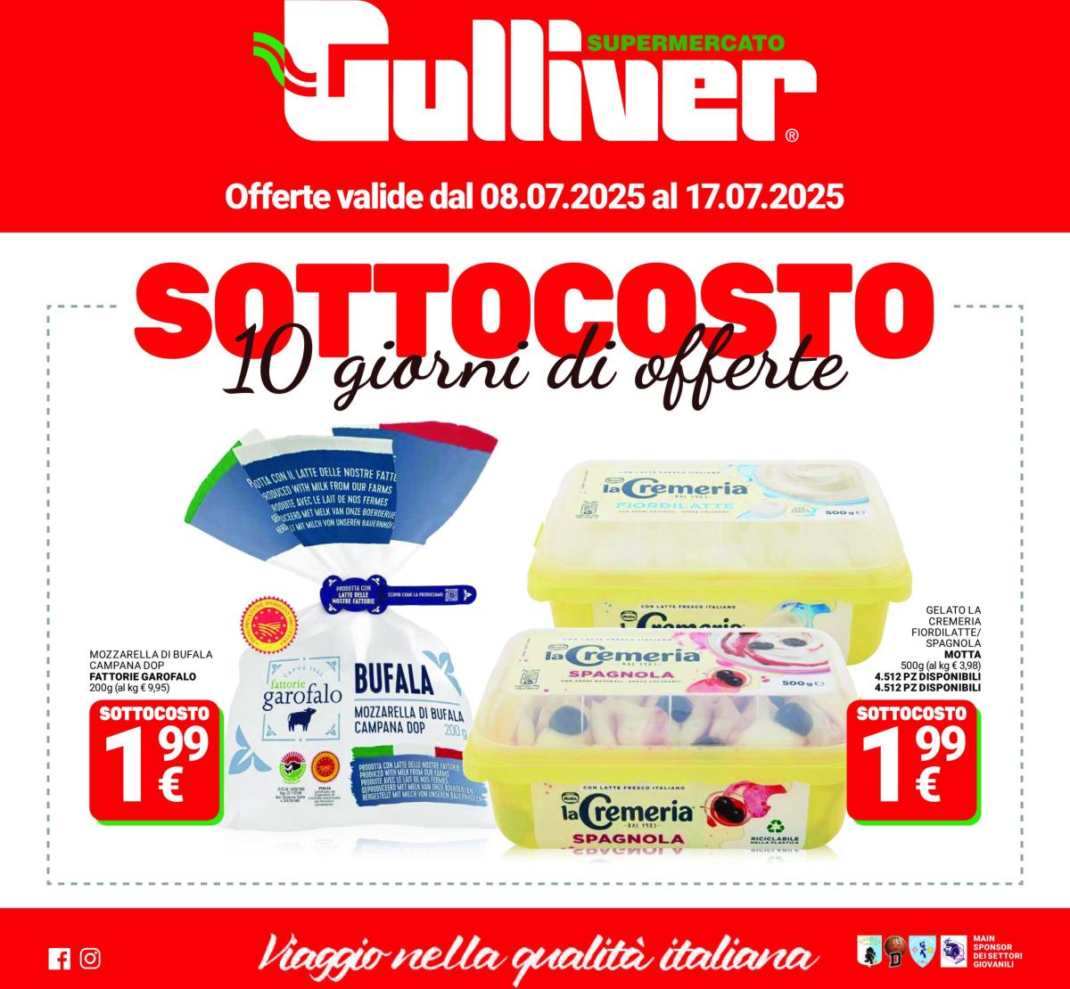 Volantino Gulliver - Sottocosto valido dal 08/07 al 17/07