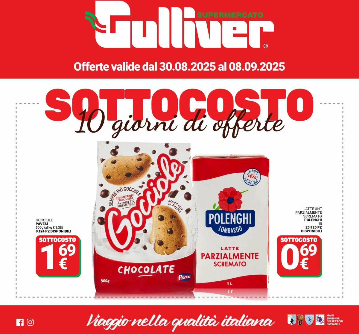 Volantino Gulliver valido dal 30/08 al 08/09