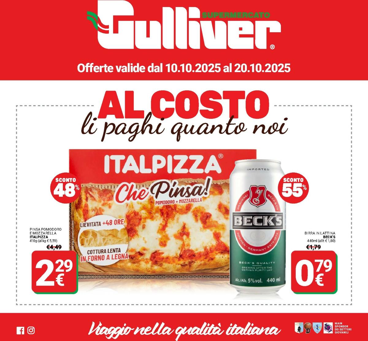 Volantino Gulliver valido dal 10/10 al 20/10