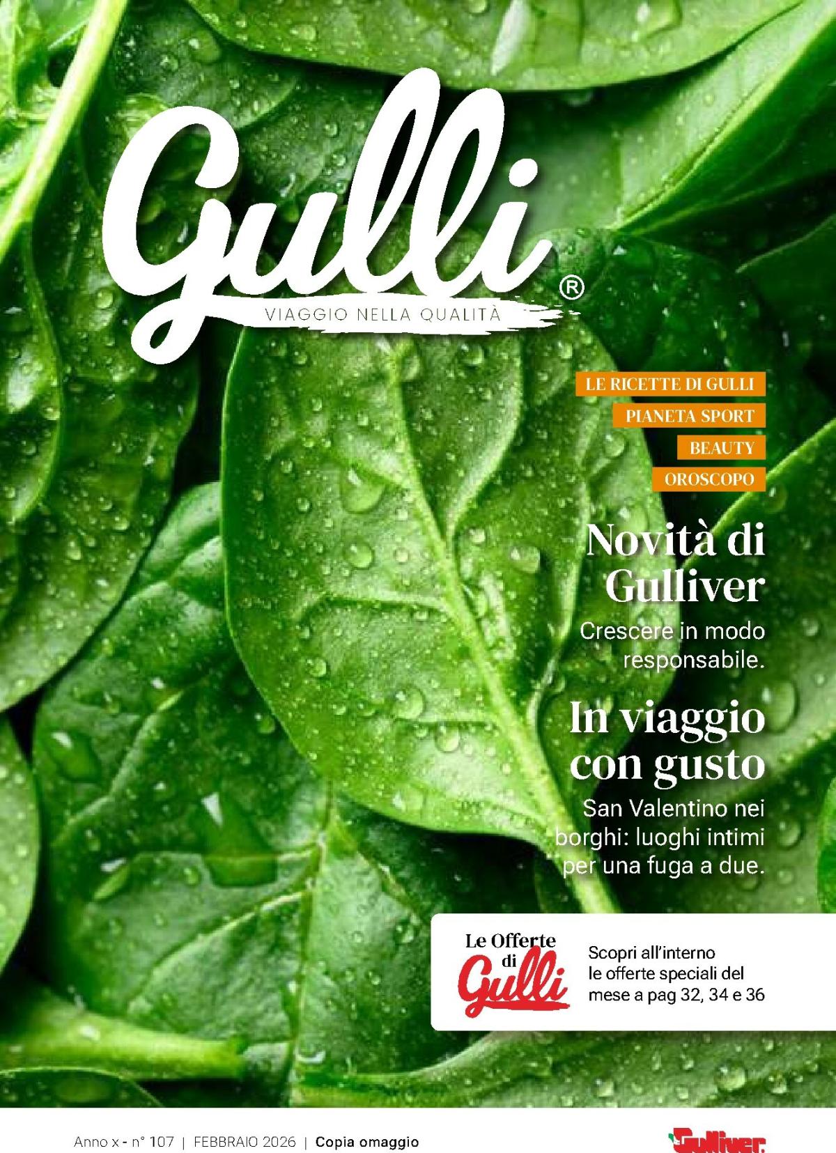 Volantino Gulliver - Febbraio valido dal 01/02/2026 al 28/02/2026