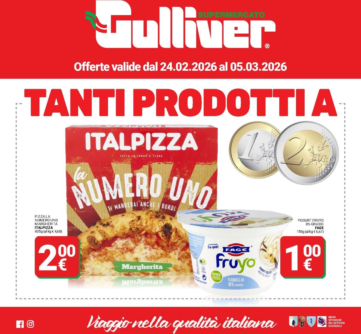 Volantino Gulliver valido dal 24/02/2026 al 05/03/2026