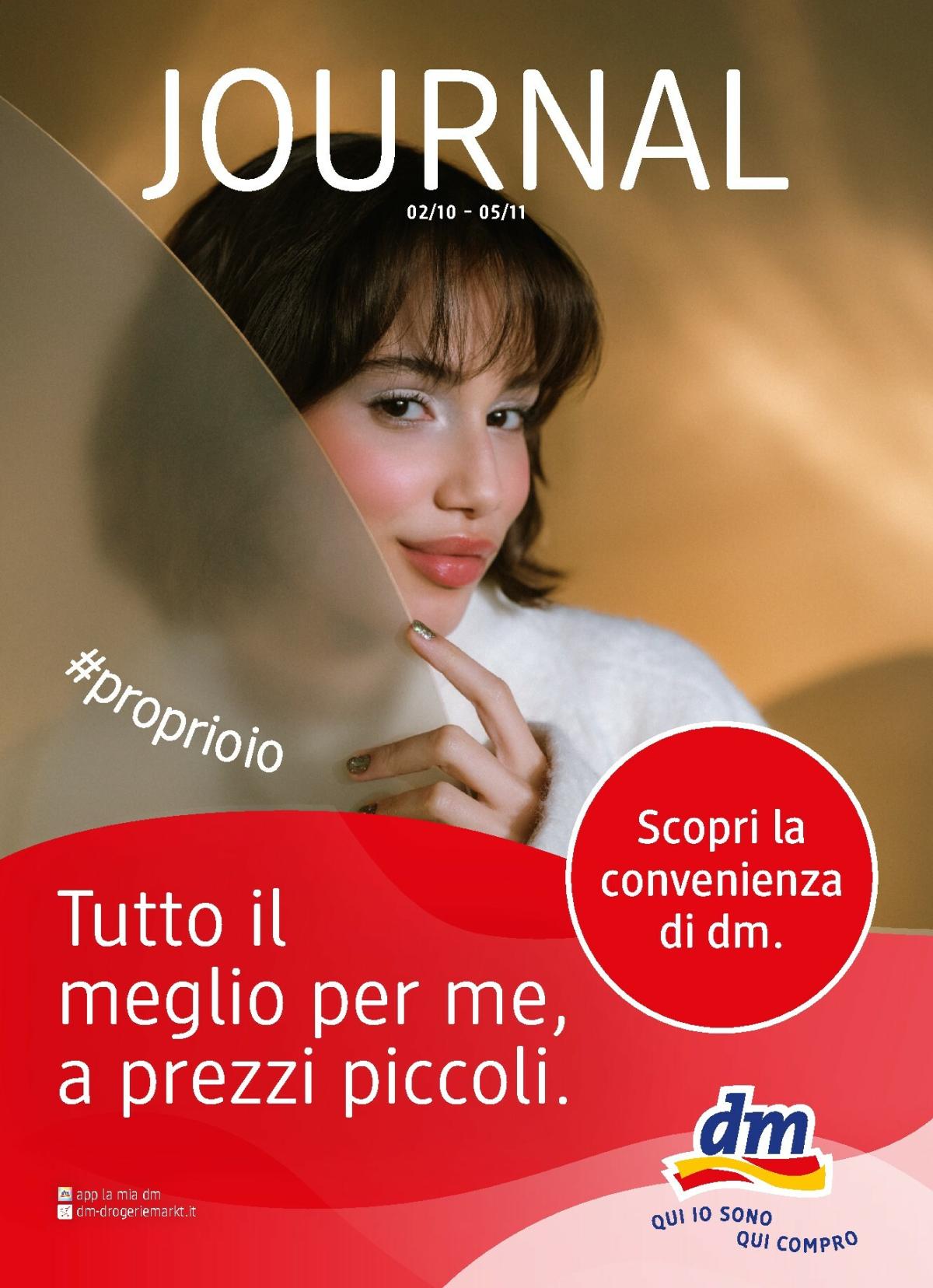 Volantino dm drogerie markt valido dal 02/10 al 05/11