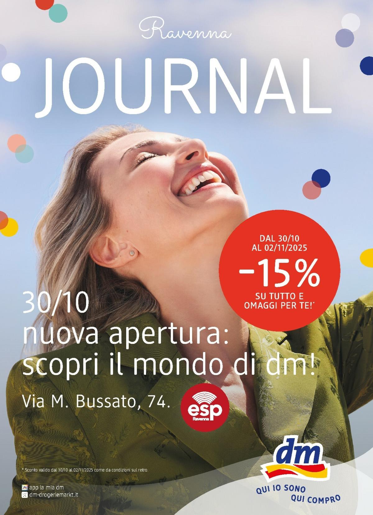 Volantino dm drogerie markt - M. Bussano valido dal 22/10 al 02/11