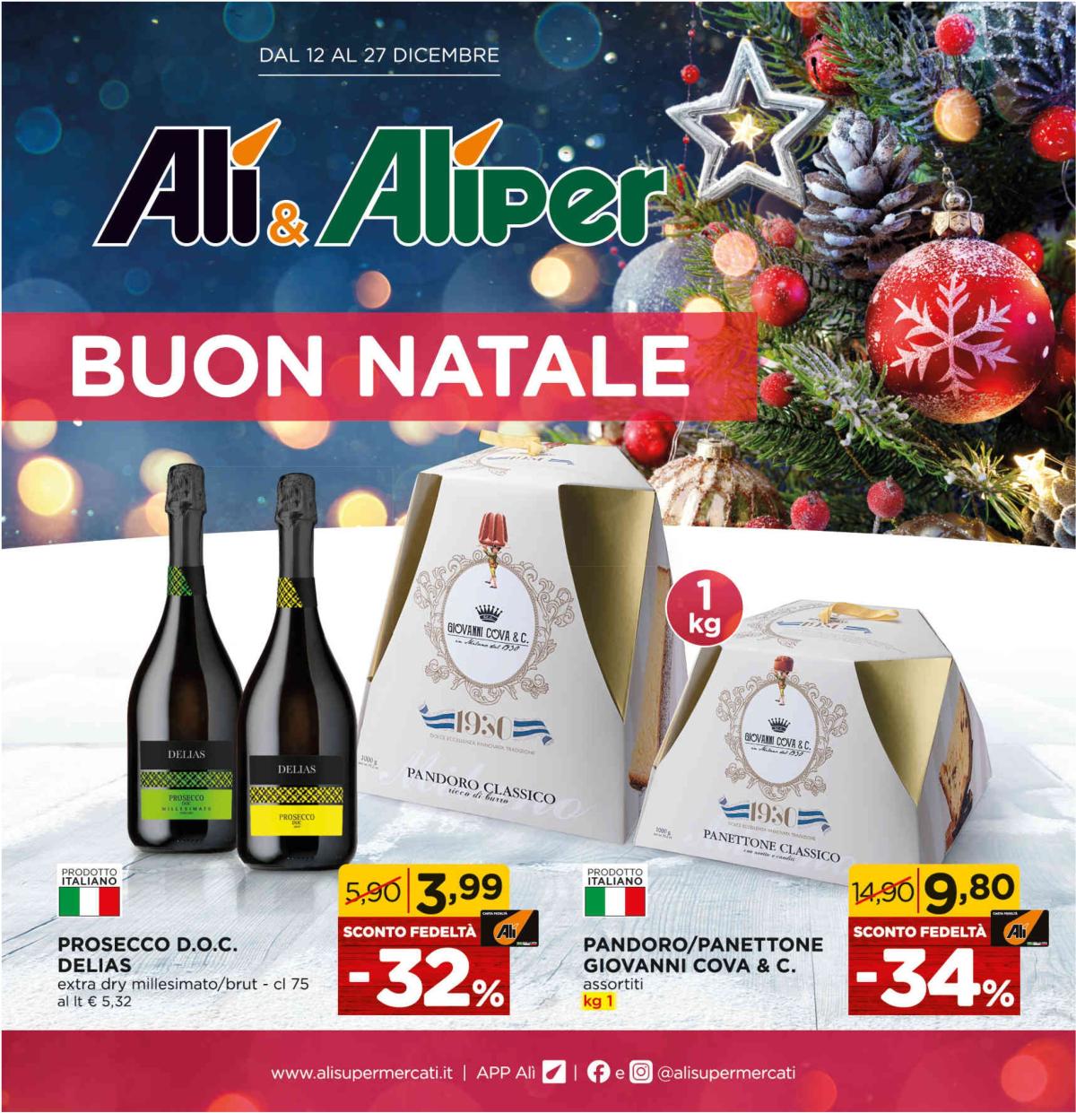 Volantino Ali - Aliper - Buon Natale valido dal 12/12 al 27/12