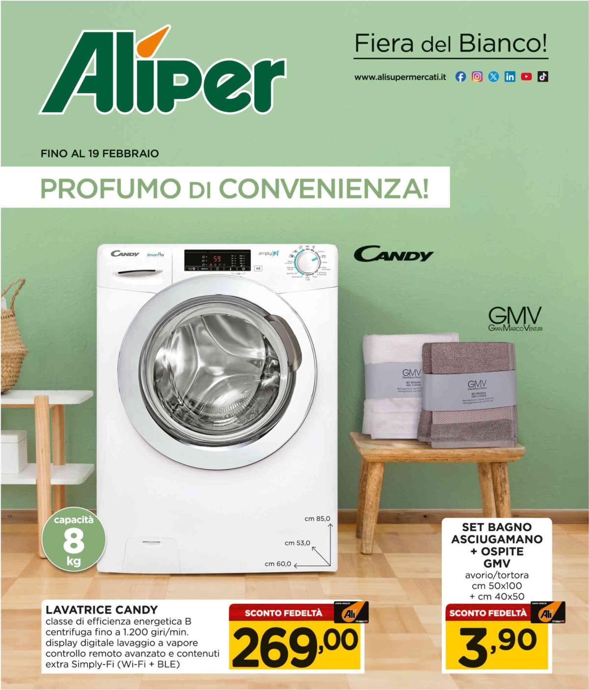 Volantino Aliper - Fiera del bianco valido dal 28/12 al 19/02