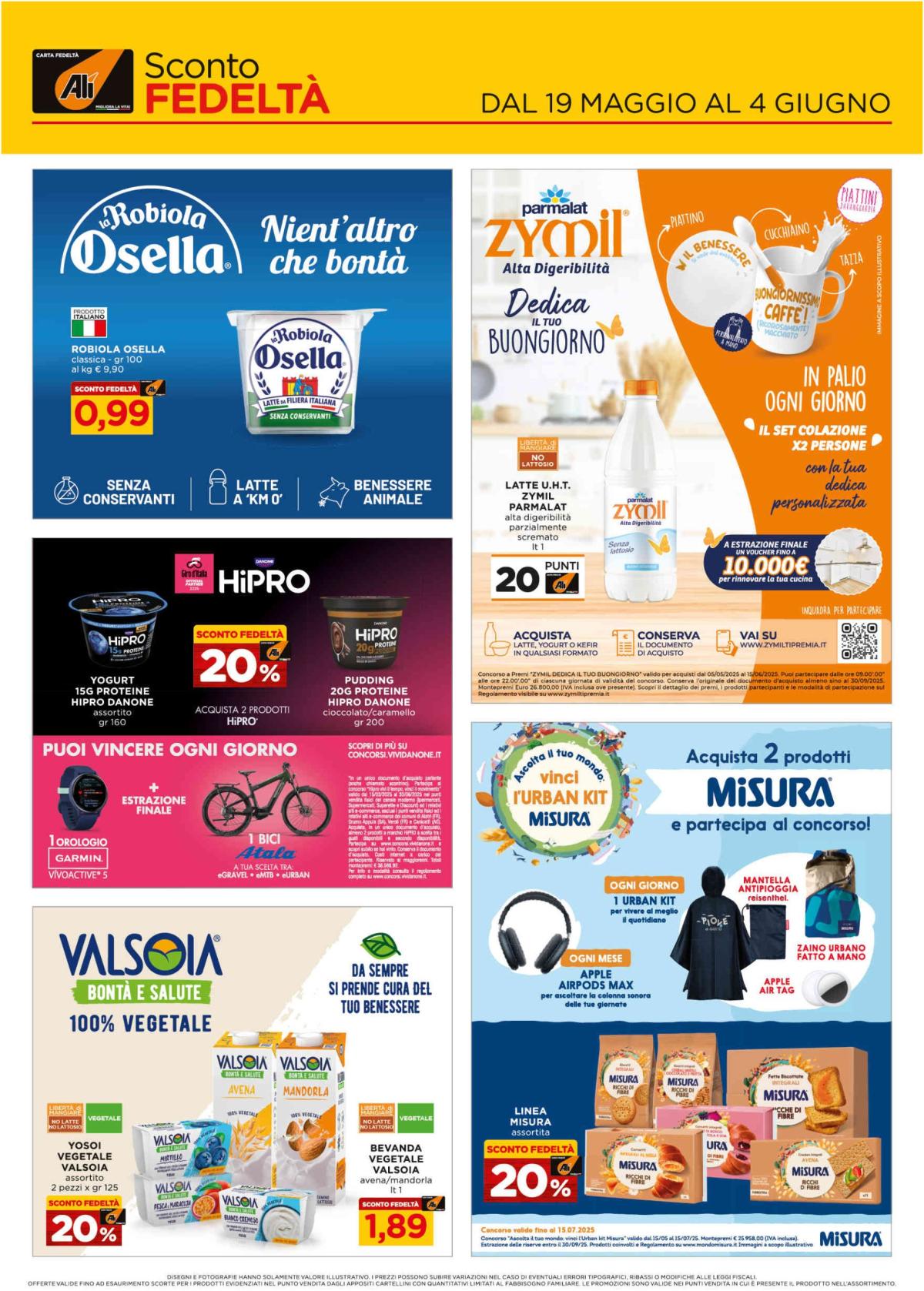 Volantino Ali - Sconto fedeltà valido dal 19/05 al 04/06