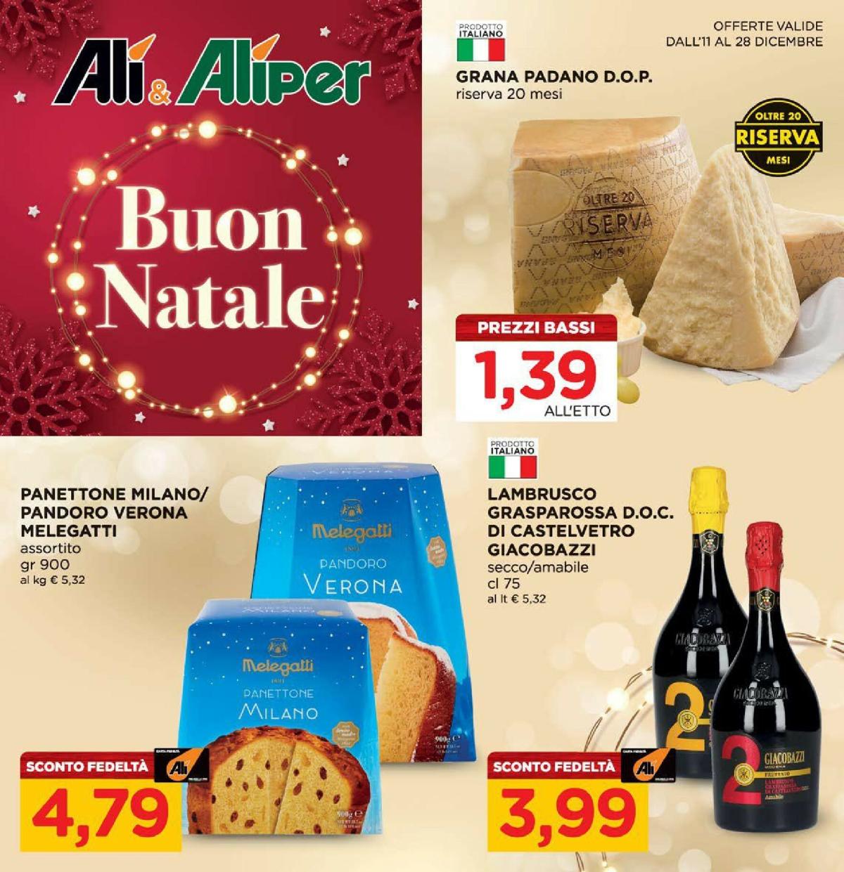Volantino Ali - Aliper valido dal 11/12 al 28/12