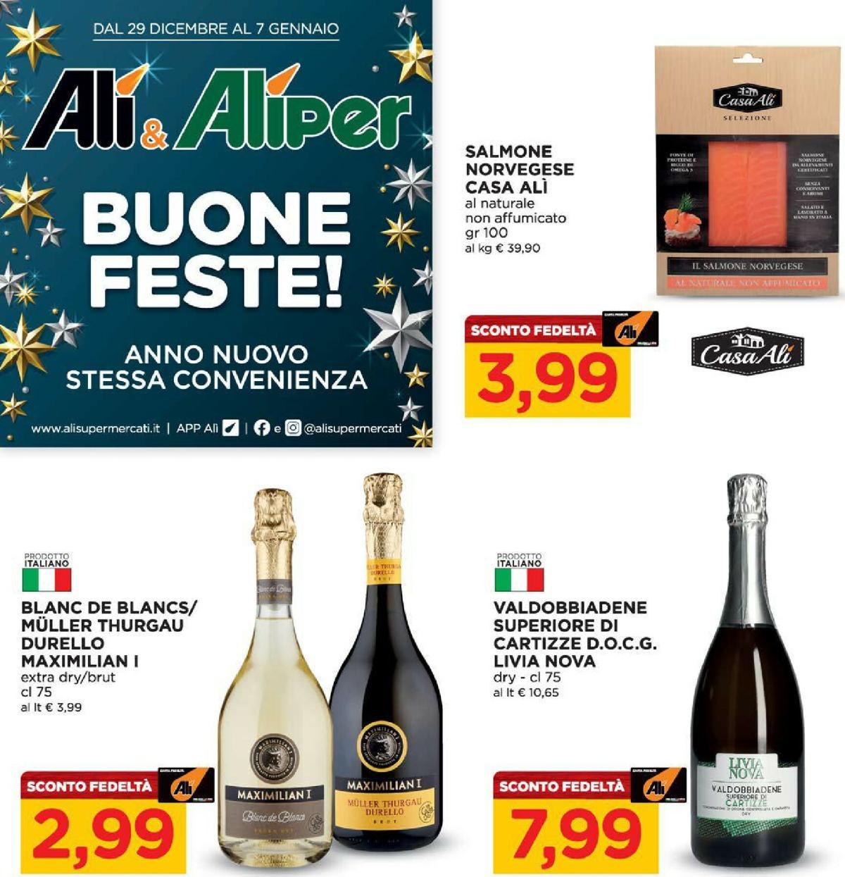 Volantino Ali - Aliper valido dal 29/12 al 07/01