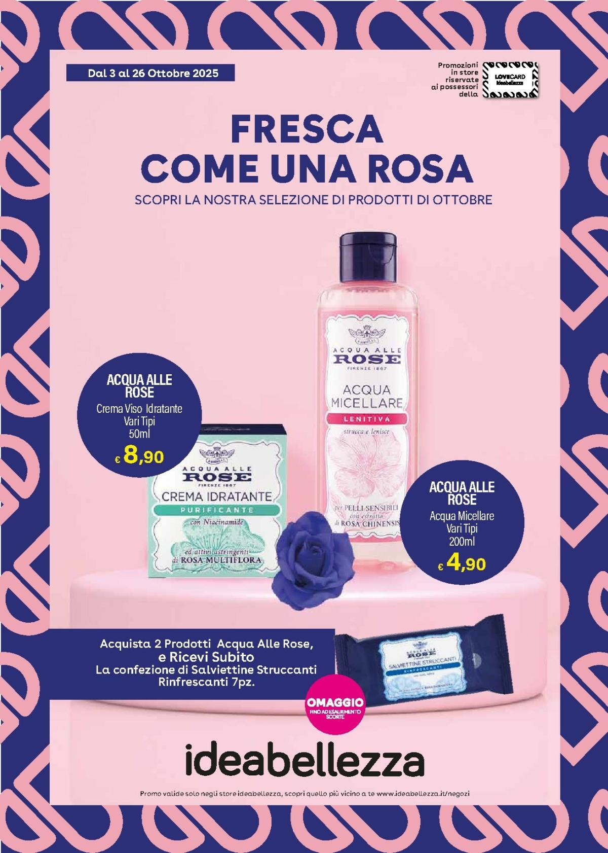 Volantino Idea Bellezza valido dal 03/10 al 26/10