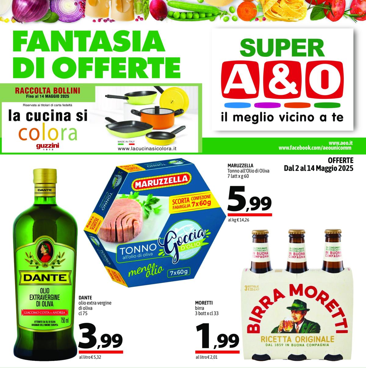Volantino A&O valido dal 02/05 al 14/05