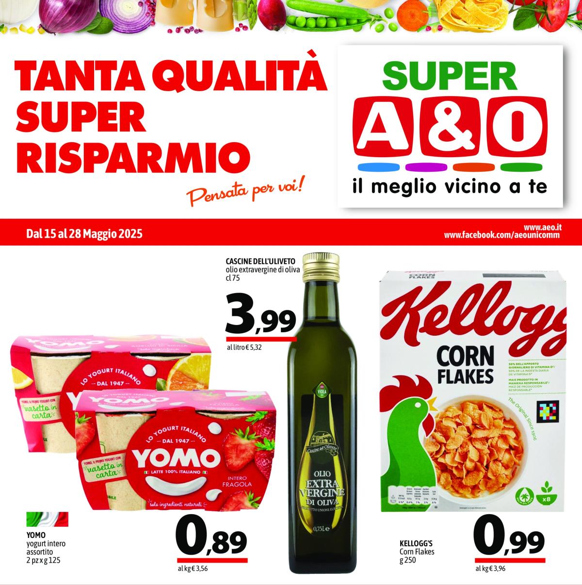 Volantino A&O valido dal 15/05 al 28/05