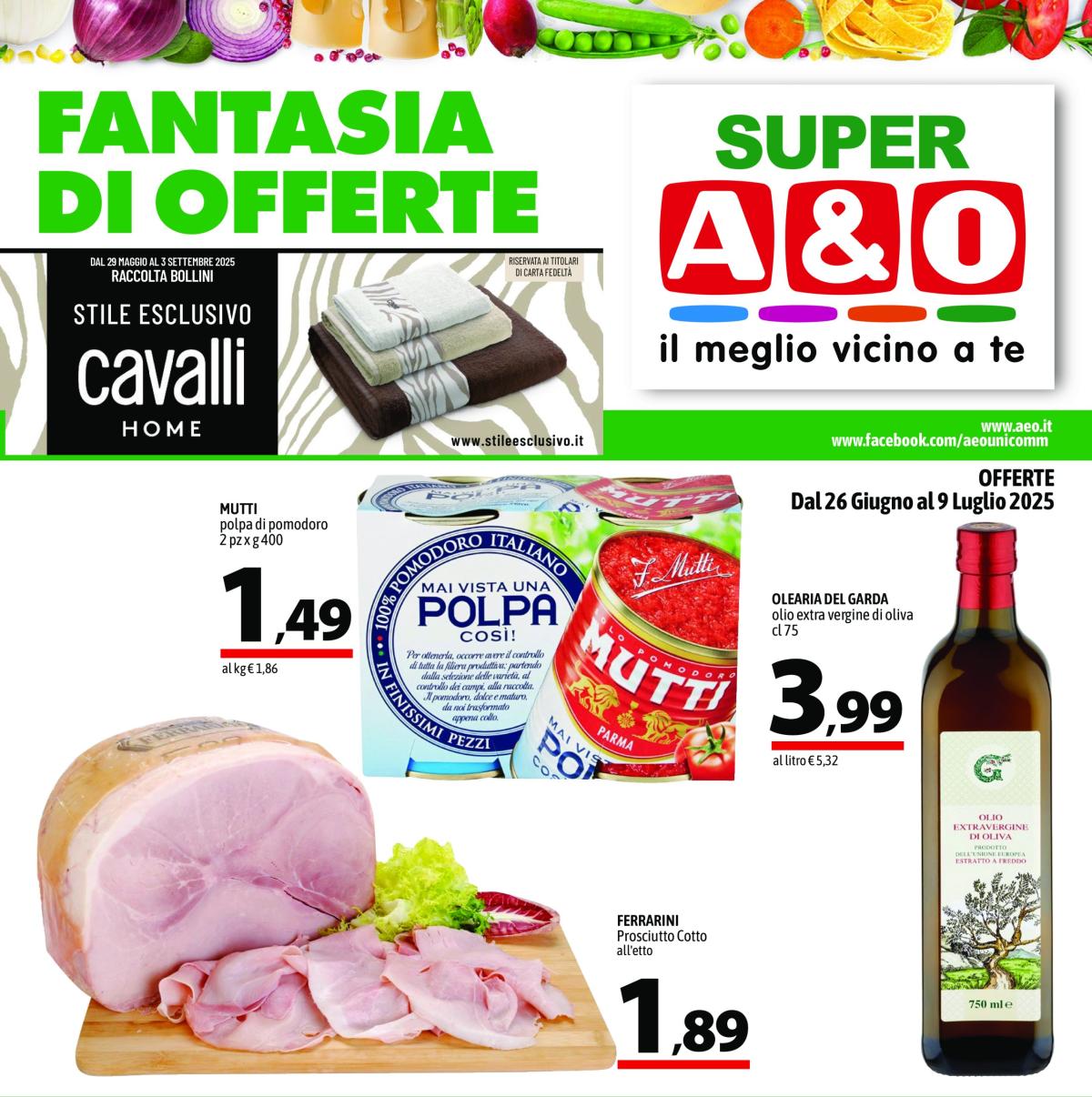 Volantino A&O valido dal 26/06 al 09/07