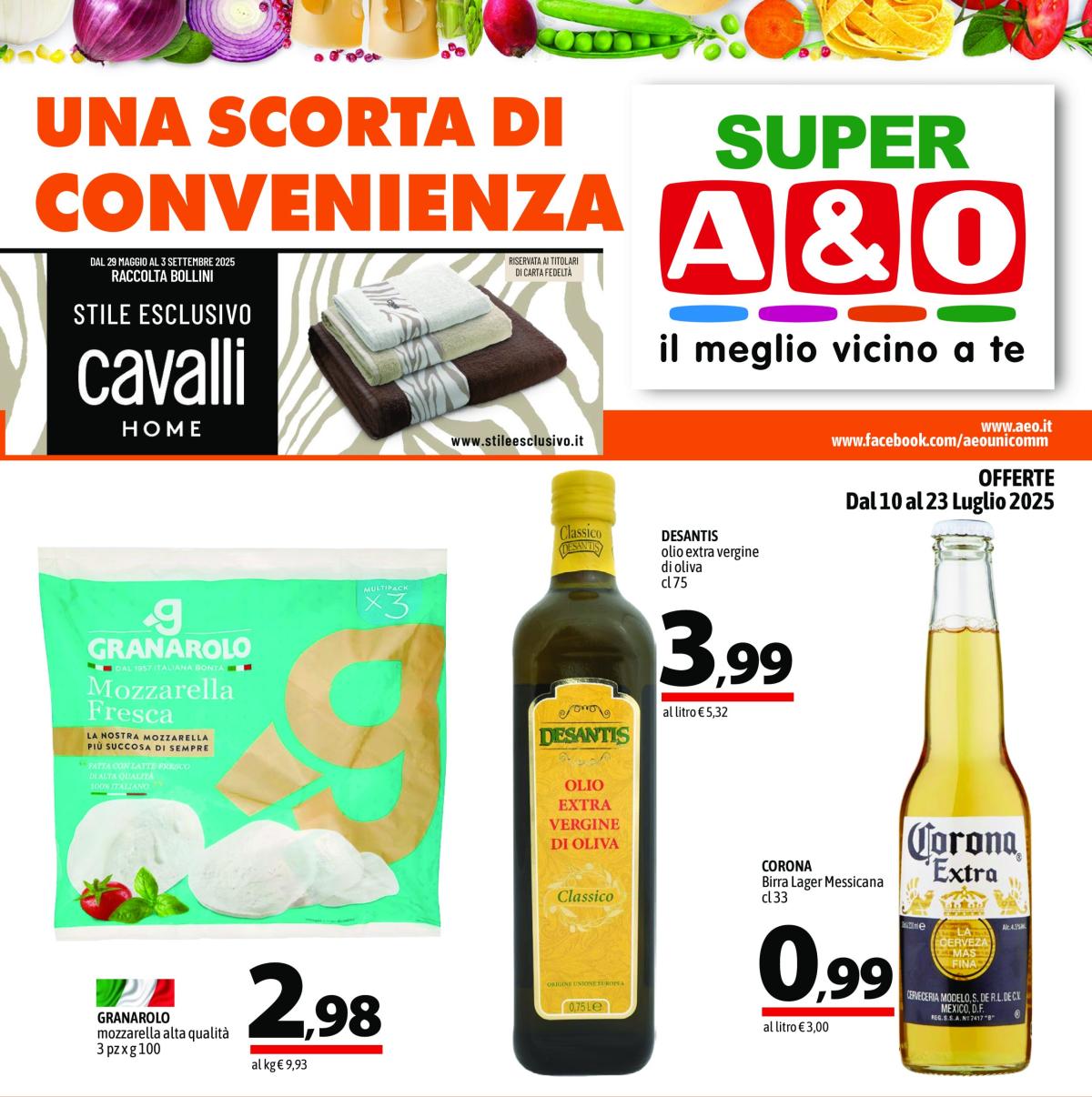 Volantino A&O valido dal 10/07 al 23/07
