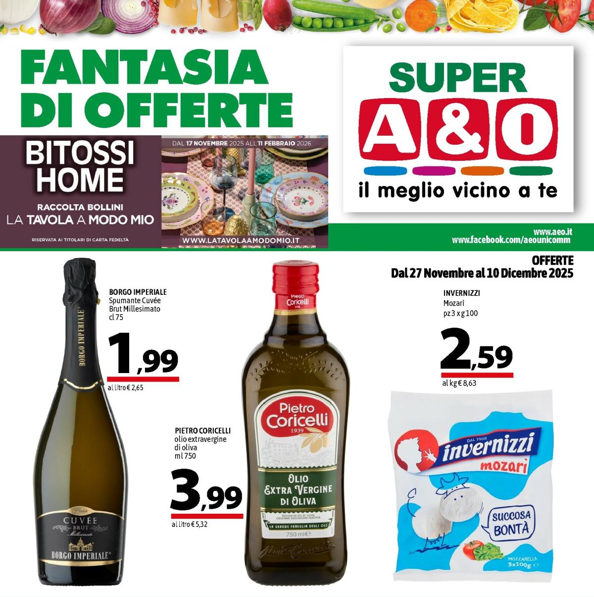 Volantino A&O valido dal 27/11 al 10/12