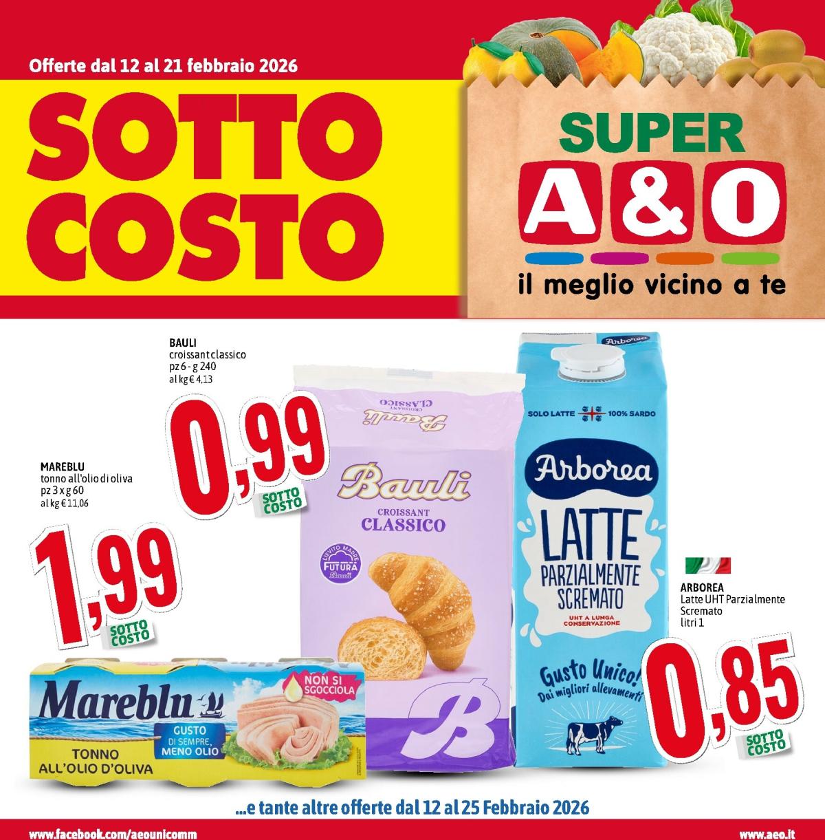 Volantino A&O valido dal 12/02/2026 al 21/02/2026