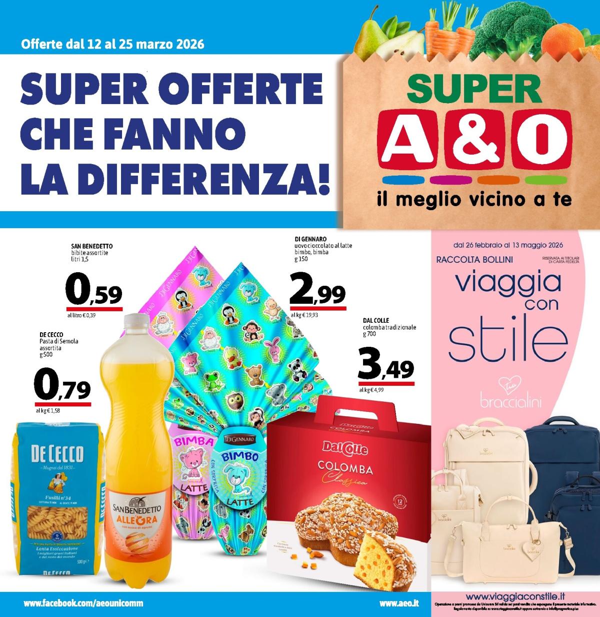 Volantino A&O valido dal 12/03/2026 al 25/03/2026