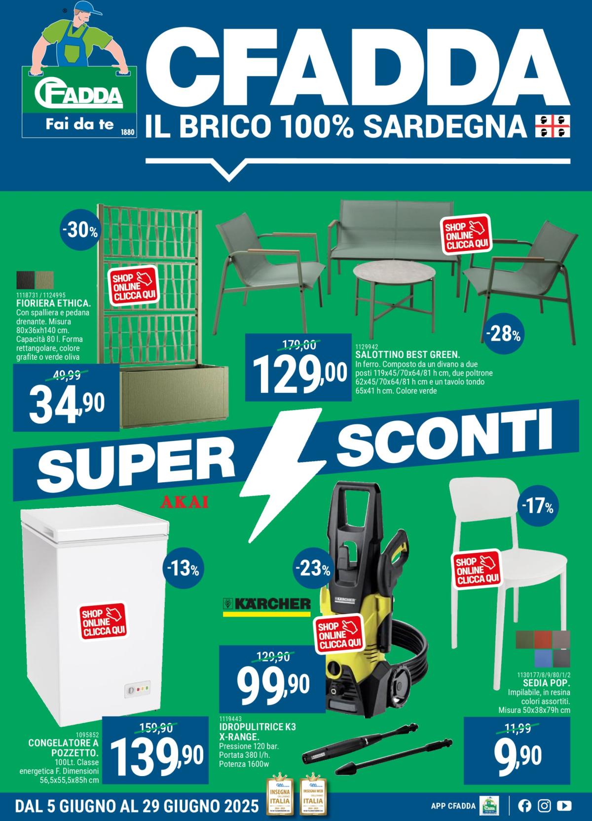 Volantino CFADDA valido dal 05/06 al 29/06