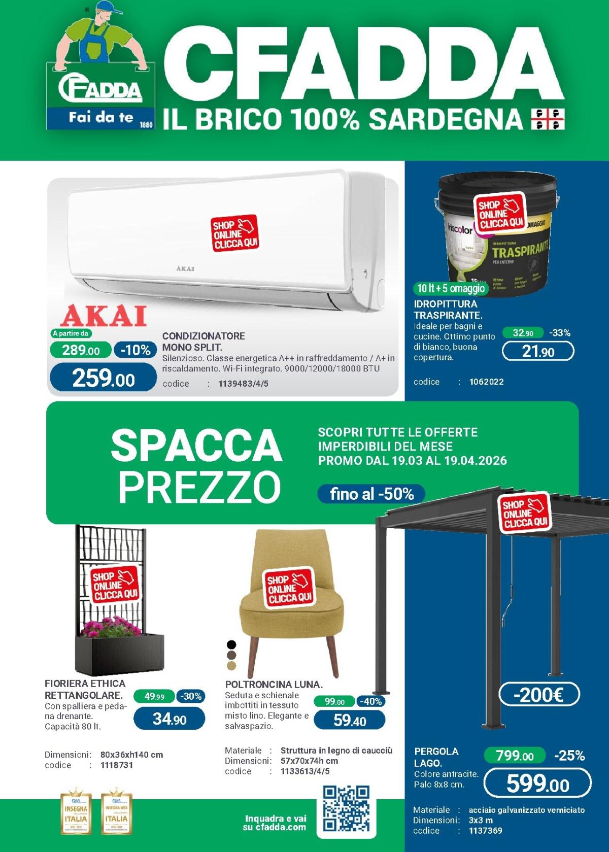 Volantino CFADDA valido dal 19/03/2026 al 19/04/2026