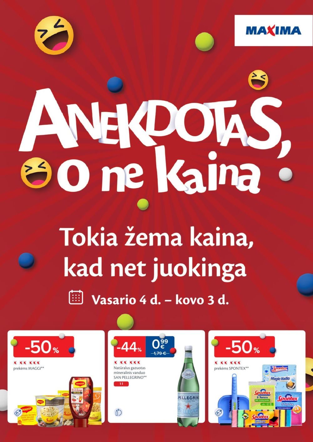 MAXIMA - Anekdotas, o ne kaina (2025 02 04 - 2025 03 03)