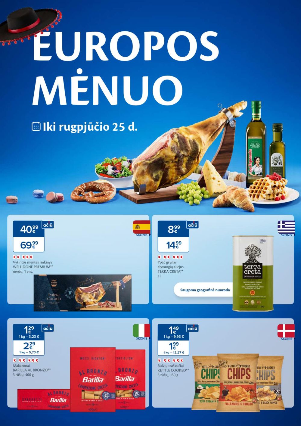 MAXIMA - Europos Mėnuo (2025 07 29 - 2025 08 25)