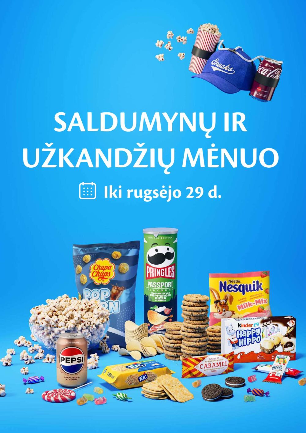 MAXIMA - Saldumynų ir užkandžių mėnuo (2025 08 26 - 2025 09 29)