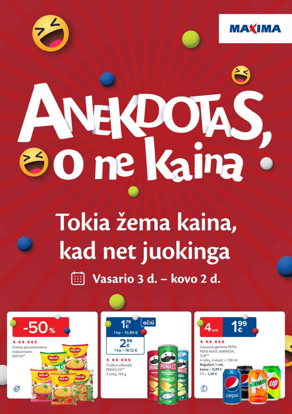 MAXIMA - Anekdotas, o ne kaina (2026 02 03 - 2026 03 02)