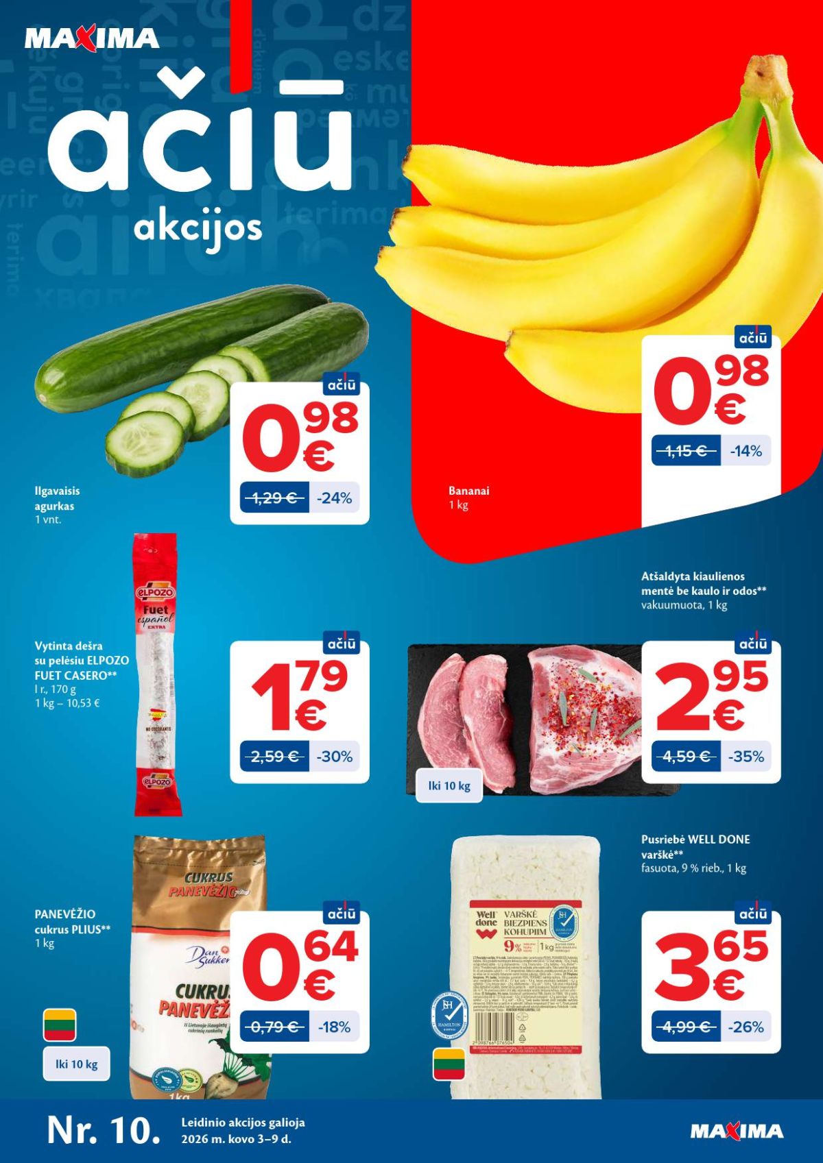 MAXIMA - Kaininis leidinys Nr.10 (2026 03 03 - 2026 03 09)