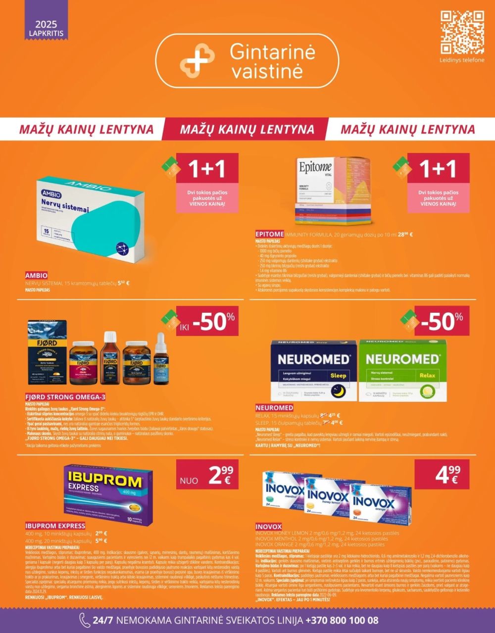 GINTARINĖ VAISTINĖ (2025 11 01 - 2025 11 30)