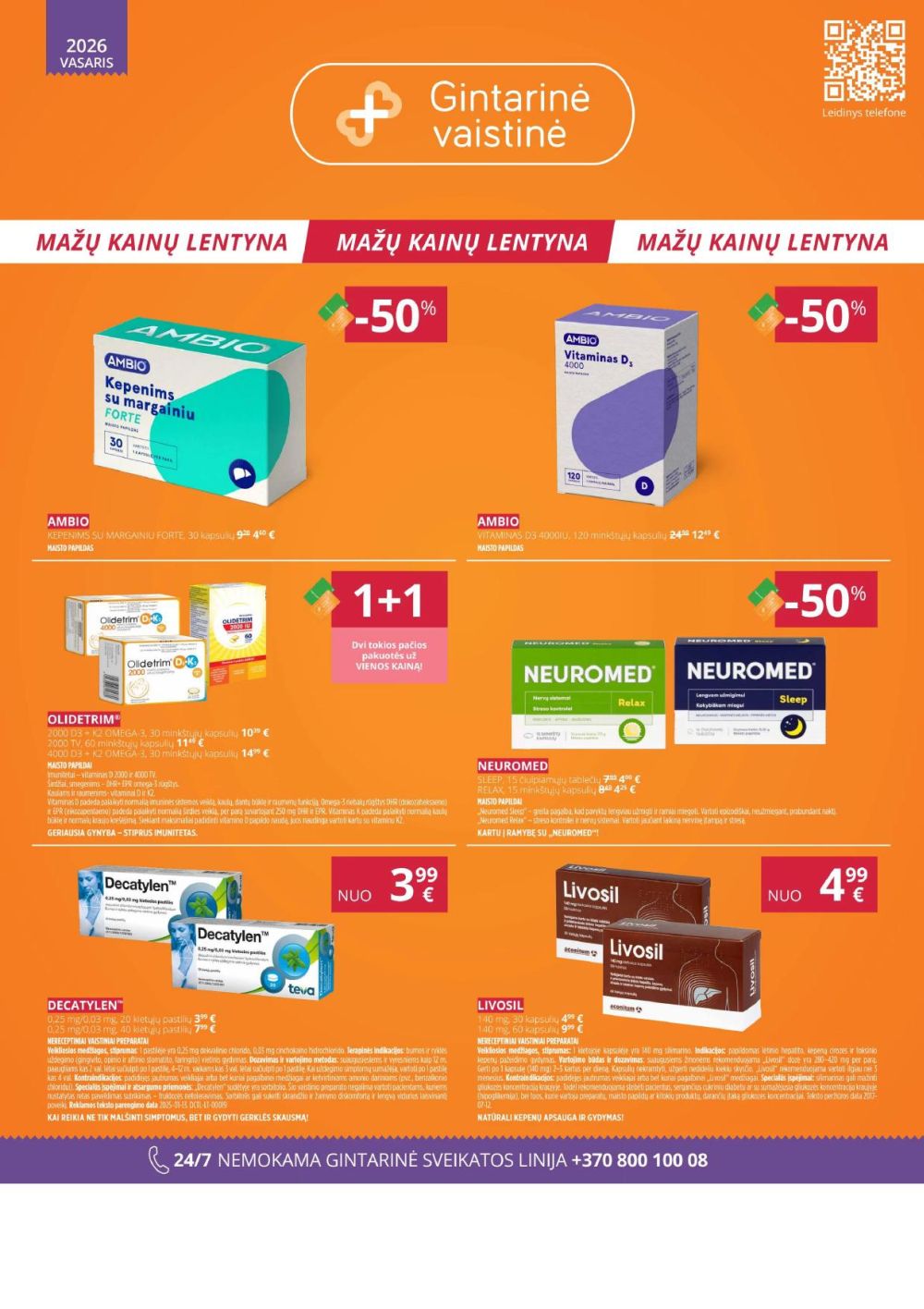GINTARINĖ VAISTINĖ (2026 02 01 - 2026 02 28)