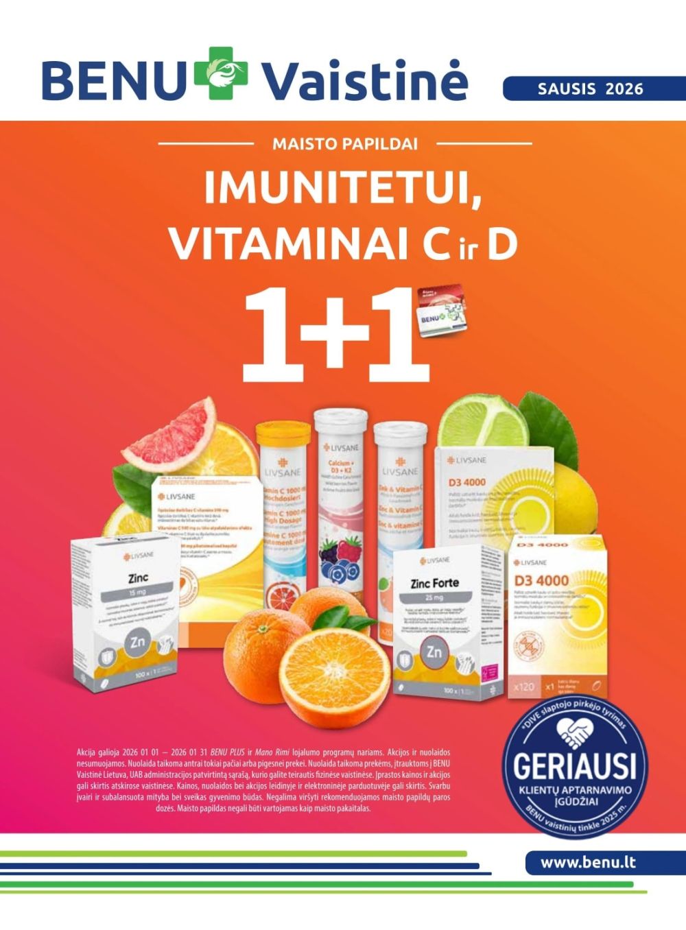 BENU VAISTINĖ (2026 01 01 - 2026 01 31)