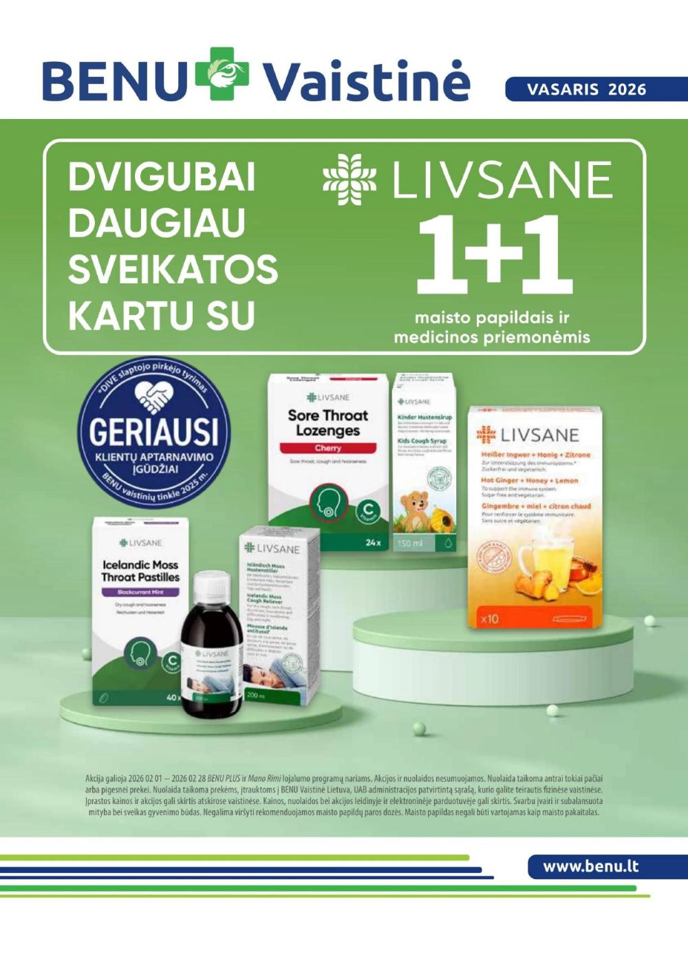 BENU VAISTINĖ (2026 02 01 - 2026 02 28)