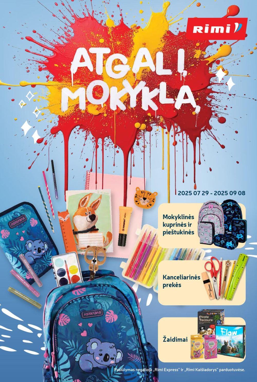 RIMI - Atgal į mokyklą! (2025 07 29 - 2024 09 08)