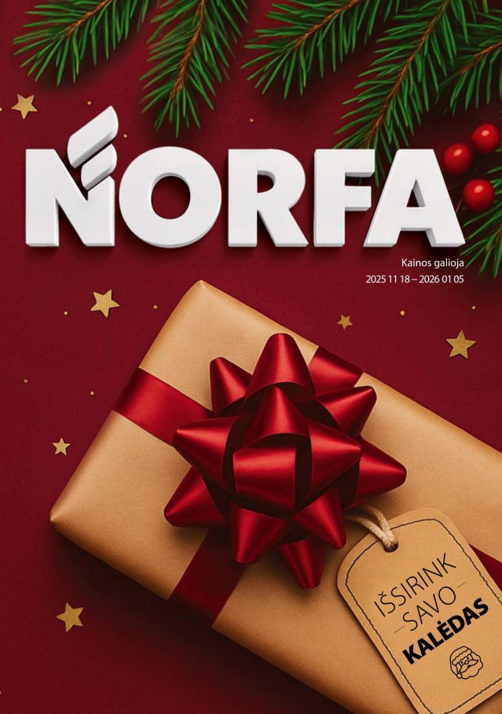 NORFA - IŠSIRINK SAVO KALĖDAS (2025 11 18 - 2026 01 05)